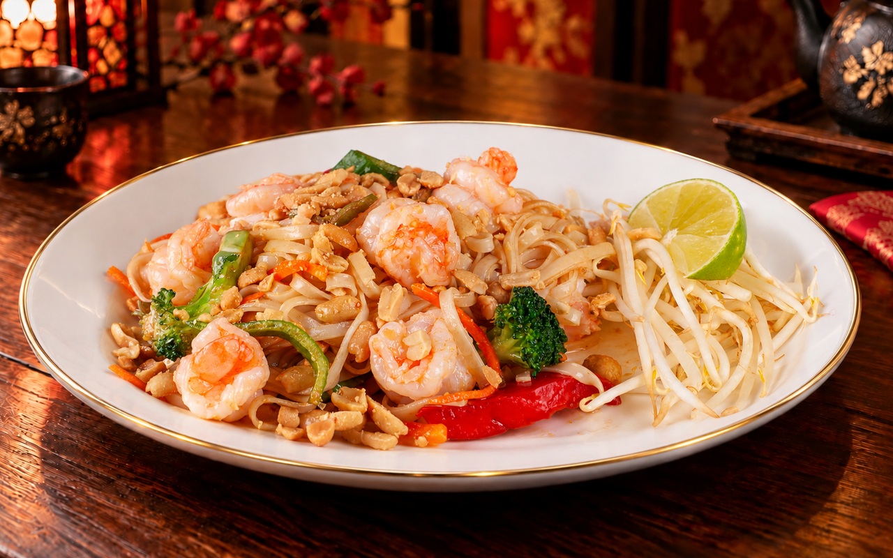 Phở xào tôm